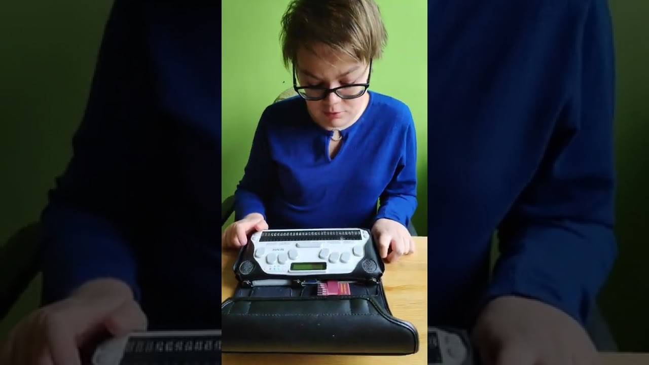 Braille Sense - obsługa urządzenia