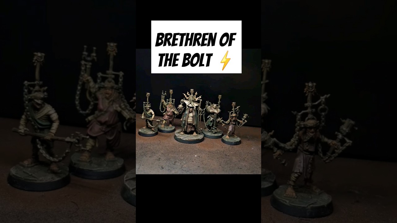 WARBAND COMPLETE ✅️ Brethren of the Bolt | Warhammer Underworlds #shorts #paintingwarhammer #aos