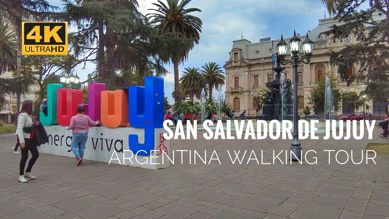 Centro de San Salvador de Jujuy  Argentina Walking Tour | 4K Walk UHD