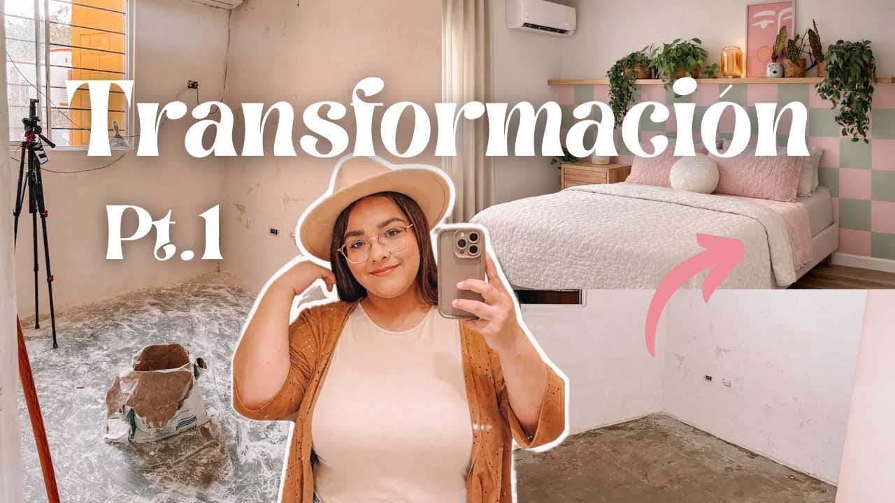 TRANSFORMANDO MI RECÁMARA PT.1 LIMPIEZA + PAREDES LISTAS!