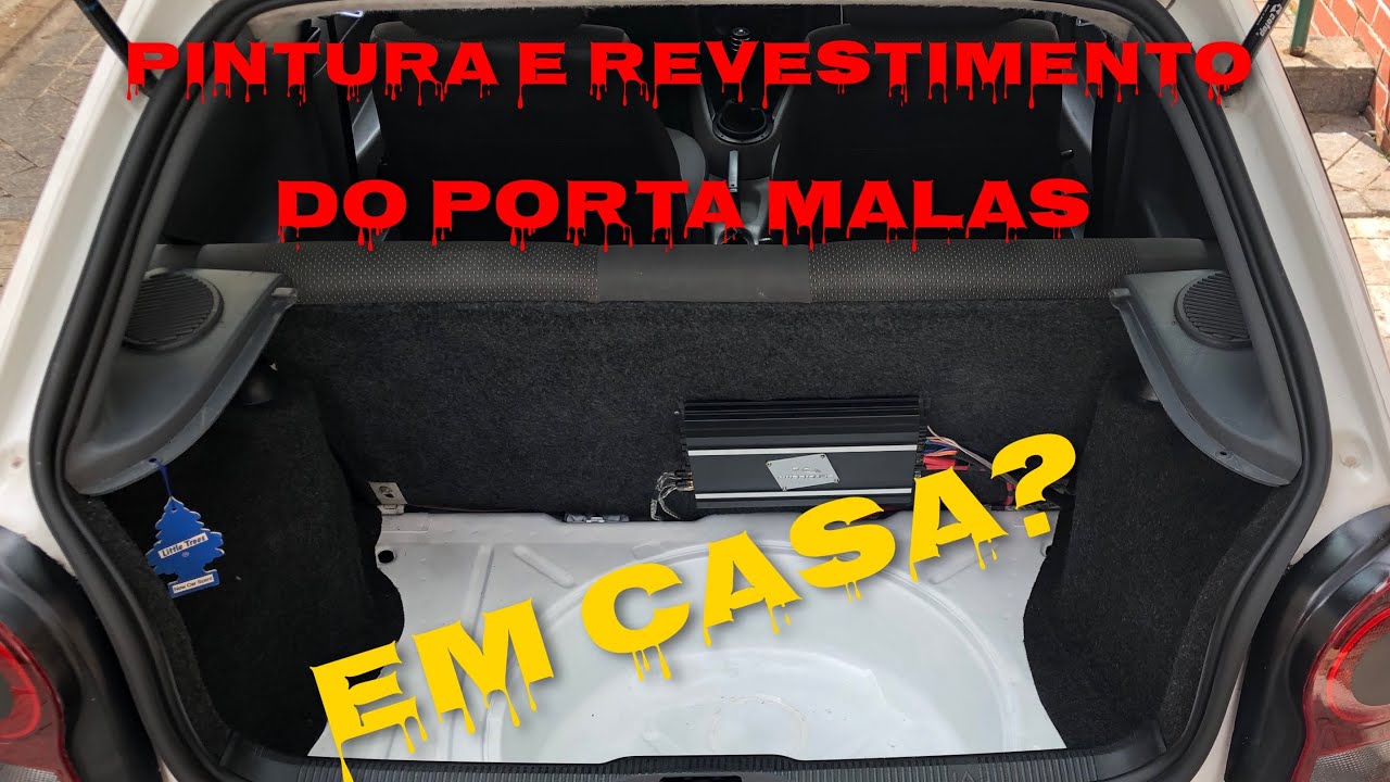 Vw gol arrumando o interior 01 - Porta malas