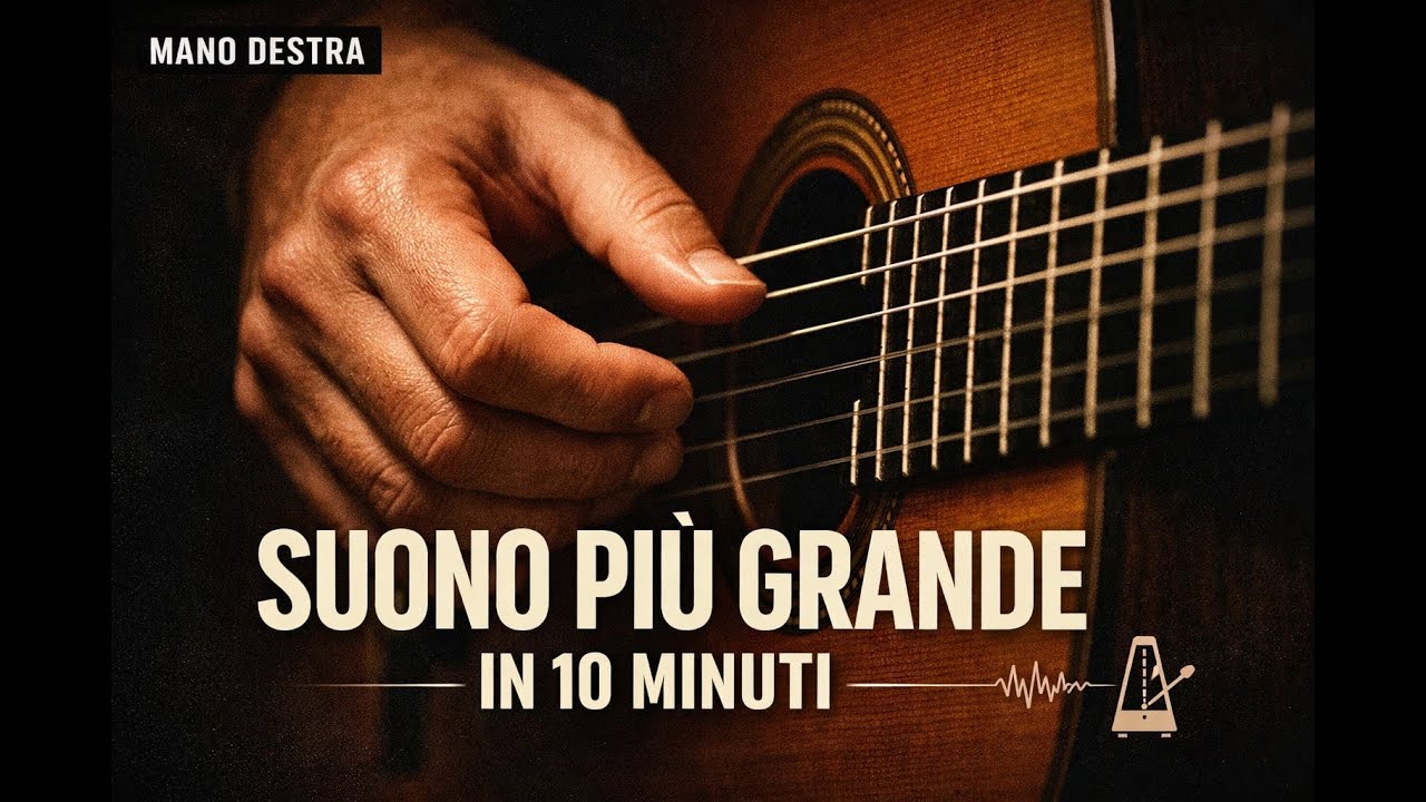 Mano Destra: più controllo, più timbro, in 10 minuti (senza rigidità)