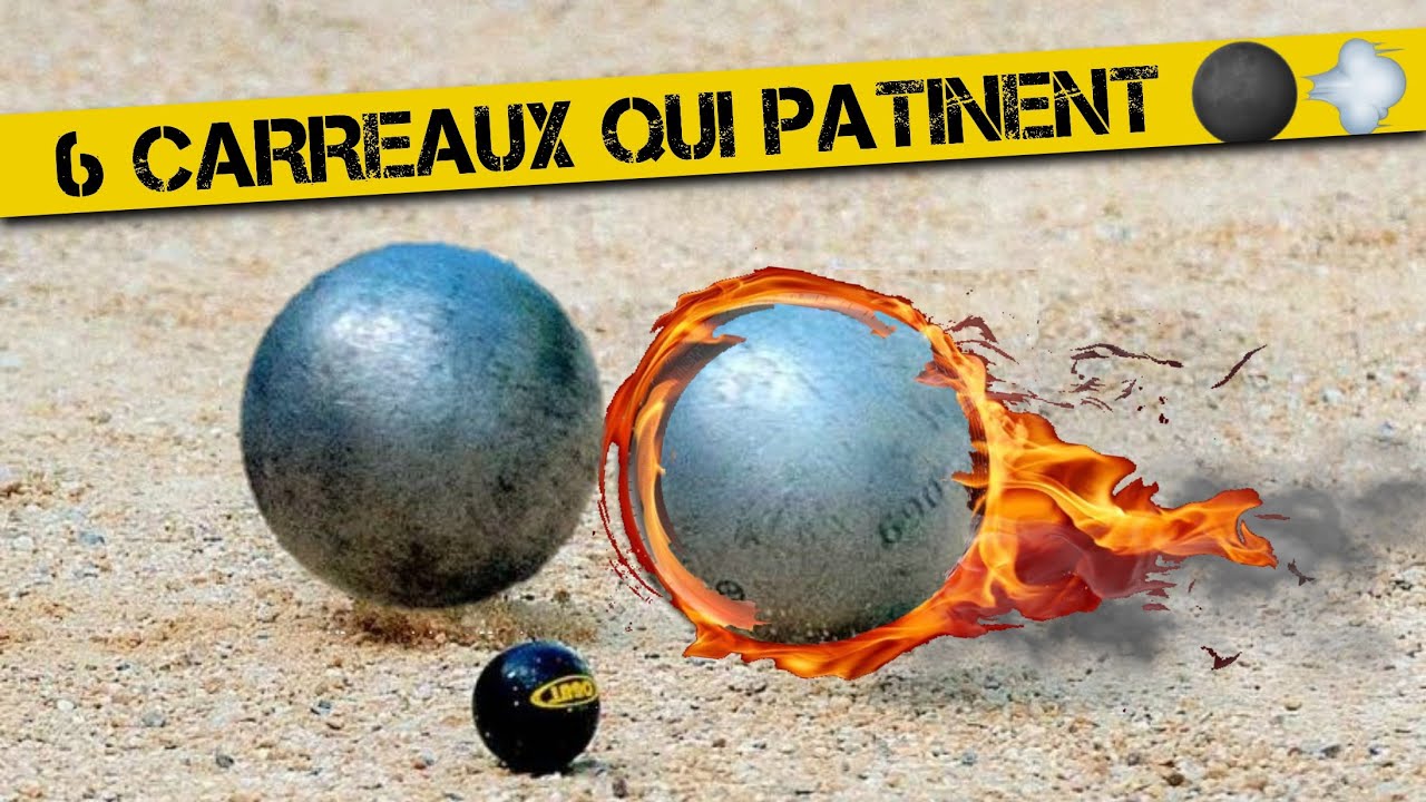 6 carreaux qui patinent &agrave; la p&eacute;tanque 🌑💨