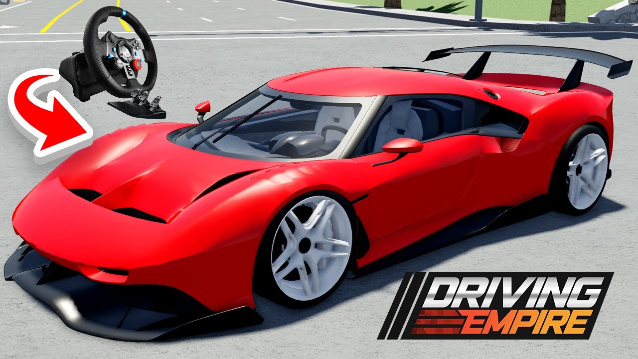 PRO DRIVING WITH STEERING WHEEL in Roblox Driving Empire