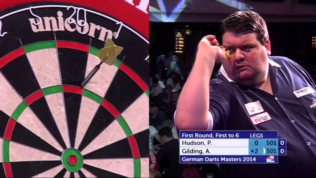 German Darts Masters 2014 First Round Peter Hudson v Andrew Gilding