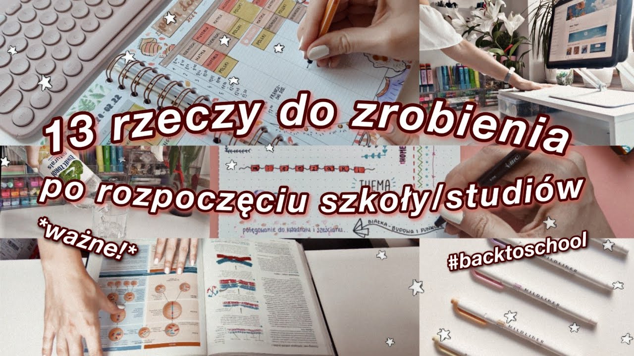 ‼️13 ważnych rzeczy do zrobienia po rozpoczęciu roku szkolnego/ akademickiego‼️ 📓✏️ #backtoschool