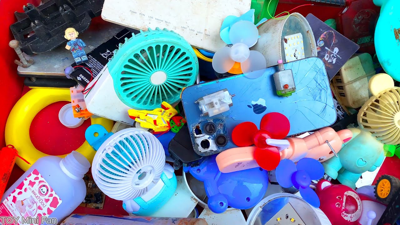 Breaking and opening toys and dc motor fan 🤯⛏️ // Toy Mini Fan