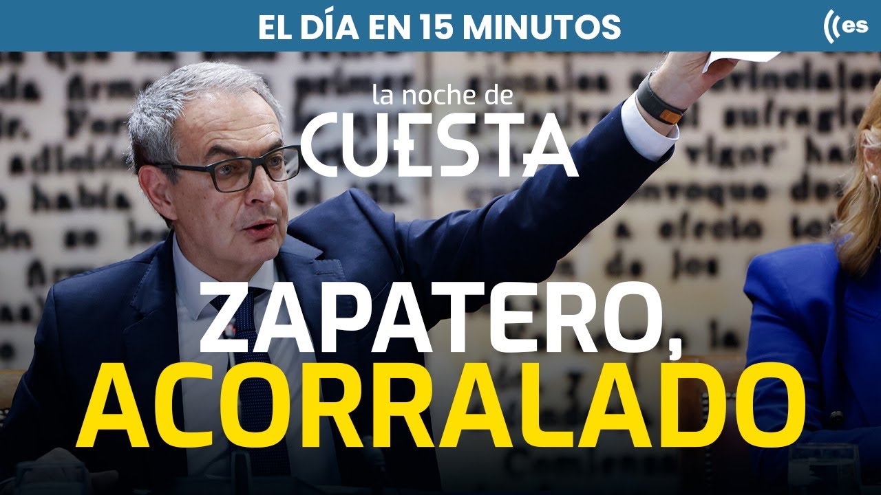 El d&iacute;a en 15 minutos | Zapatero, denunciado ante Hacienda