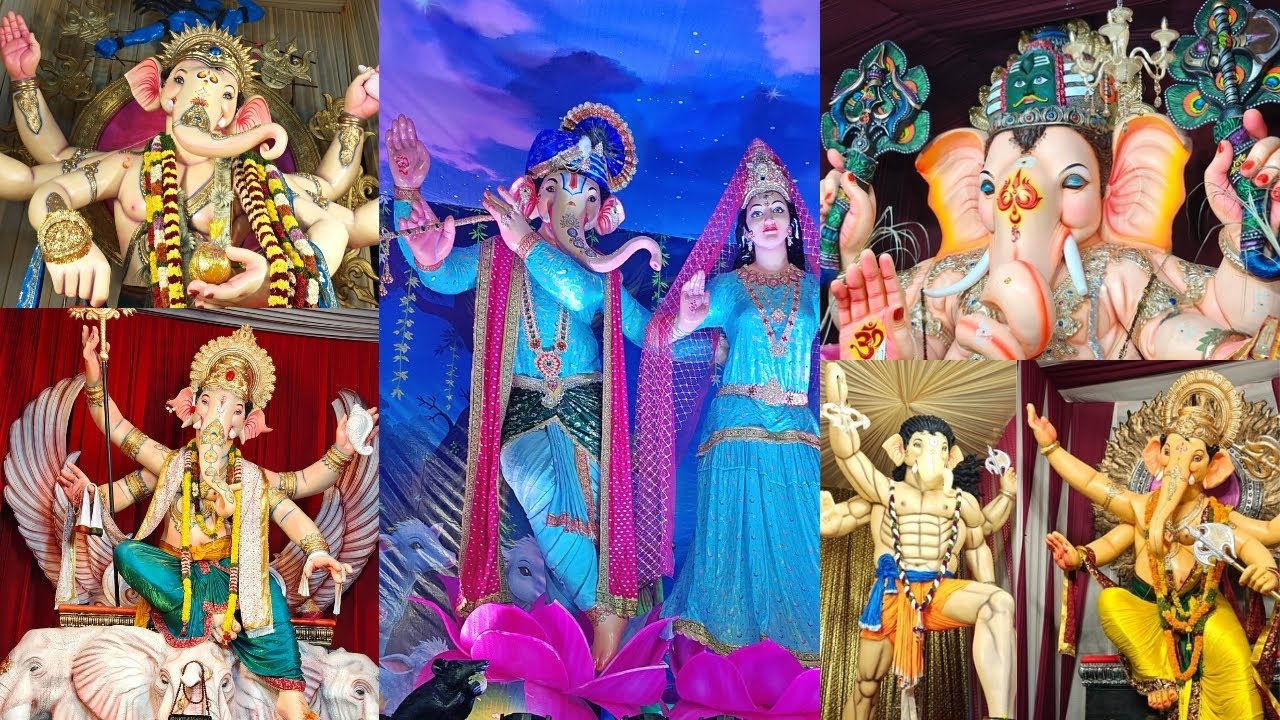 #Begumbazar #Gowlipura and Goshamahal Hyderabad's biggest trending ganesh idols 2025 part 2|#Ganesha