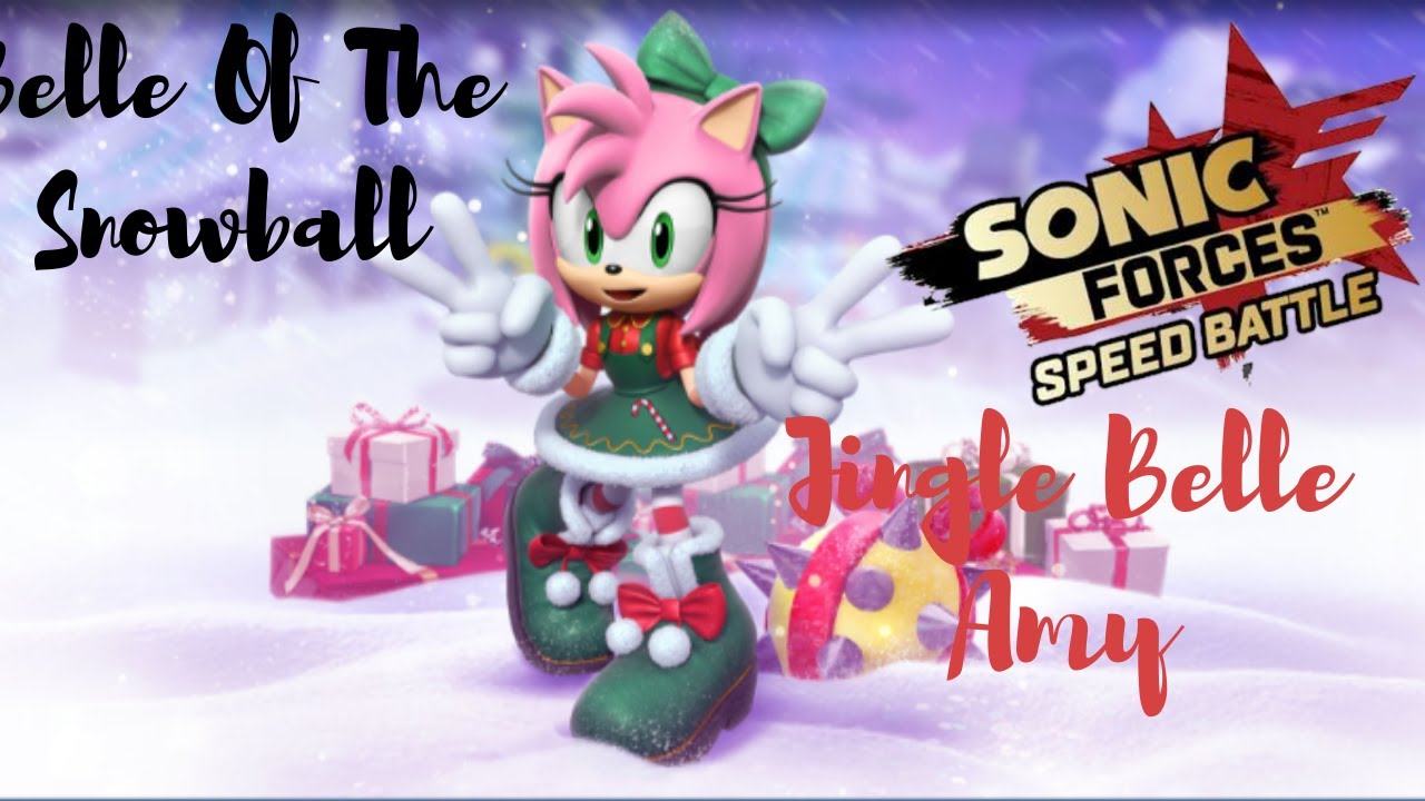 Sonic Forces Speed Battle (BELLE OF THE SNOWBALL) Jingle Belle Amy Gameplay
