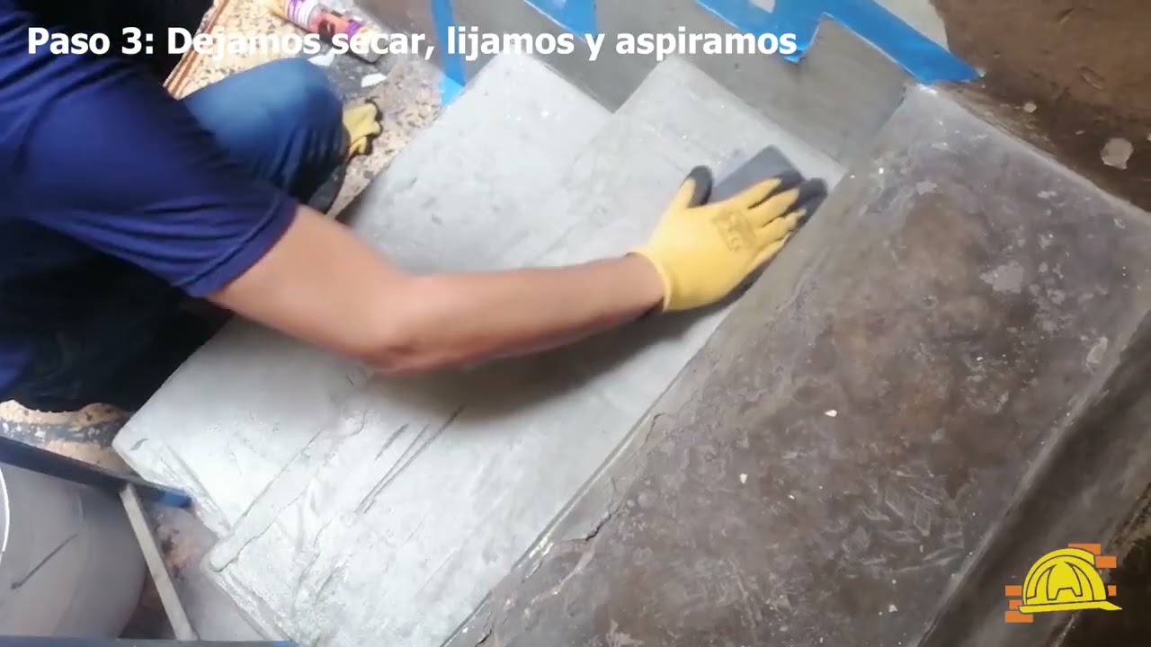 Cómo Aplicar Piedra Granallada en una Escalera: Paso a Paso