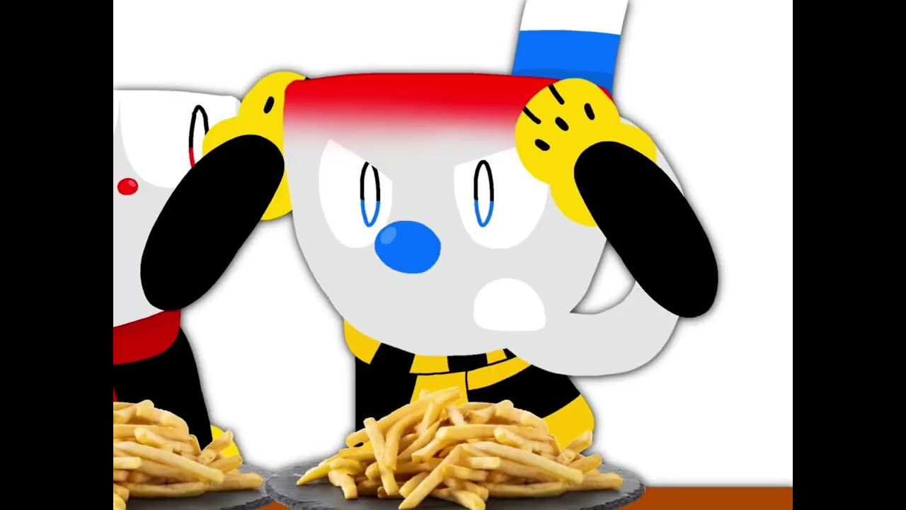 THE  F R I E S   ARE  P O T A T O E S (Funventure/Cuphead and Cautionventure/Mugman)
