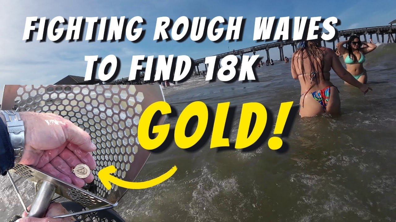 Fighting rough Waves to find an 18k Gold Pendant and More!