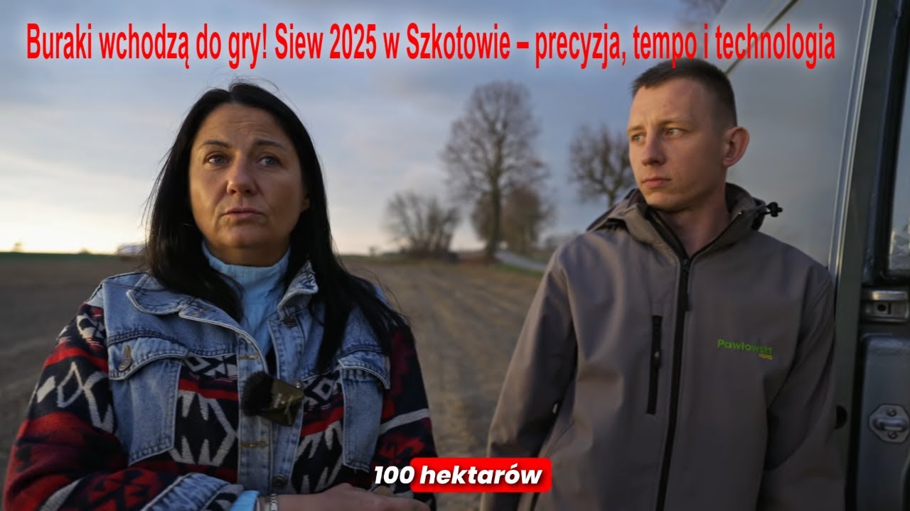 🌱Buraki wchodzą do gry! 🌾Siew 2025 w Szkotowie – precyzja, tempo i technologia.