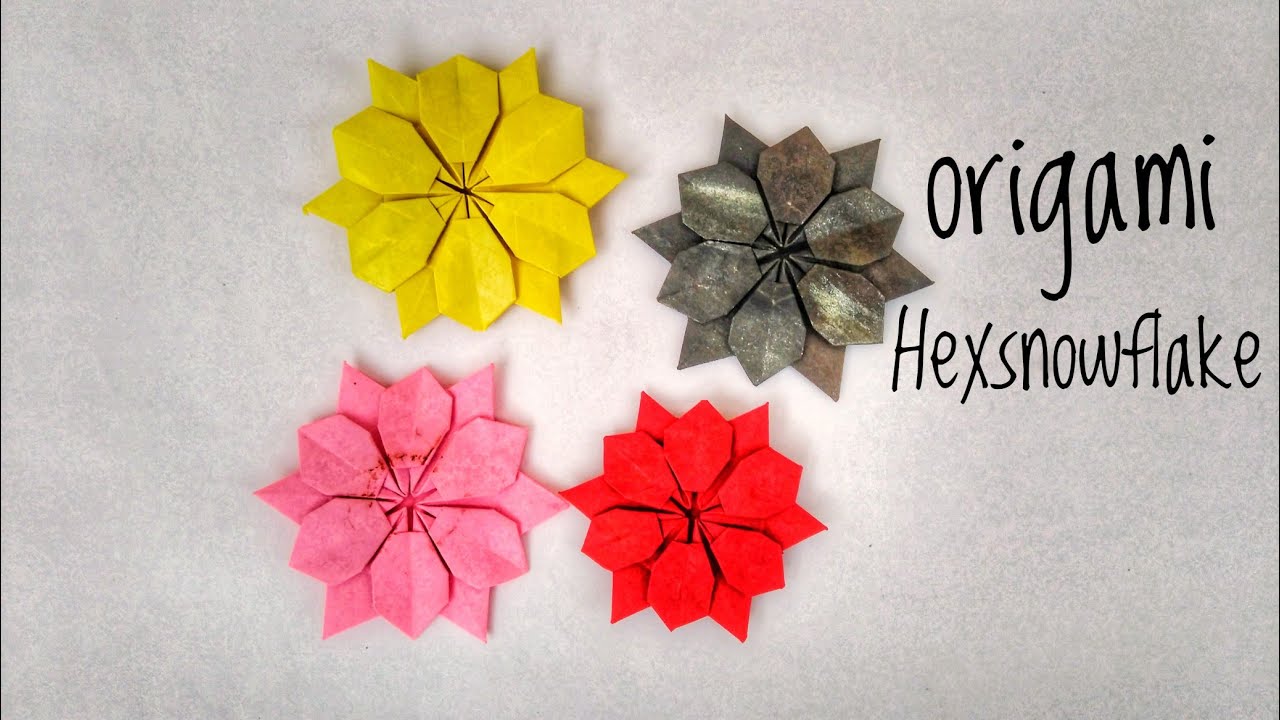 ORIGAMI Hex snowflake