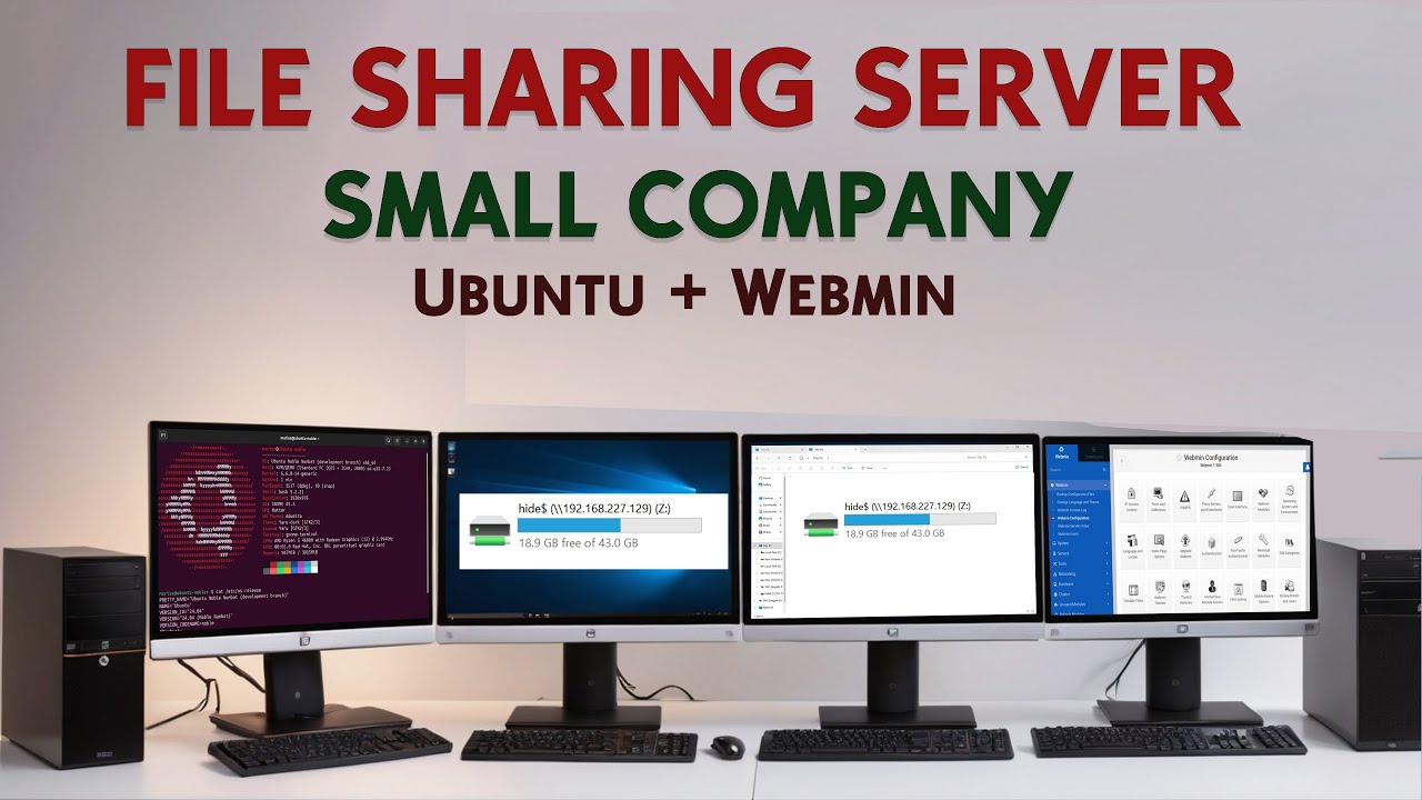 Create a File Storage Server Using Ubuntu & Webmin – Perfect for Small Company