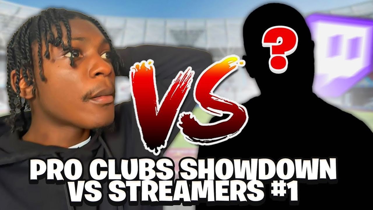 “SHUT UP & PLAY!!“ | PRO CLUBS SHOWDOWN vs STREAMERS #1 (INTENSE)