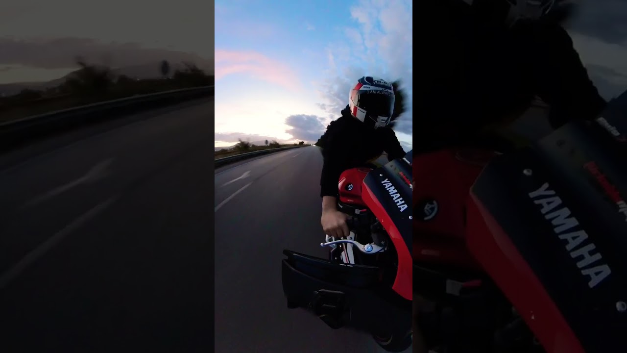 R1  2x insta360 deneme     vol 1 :)  #yamaha #r1 #insta360