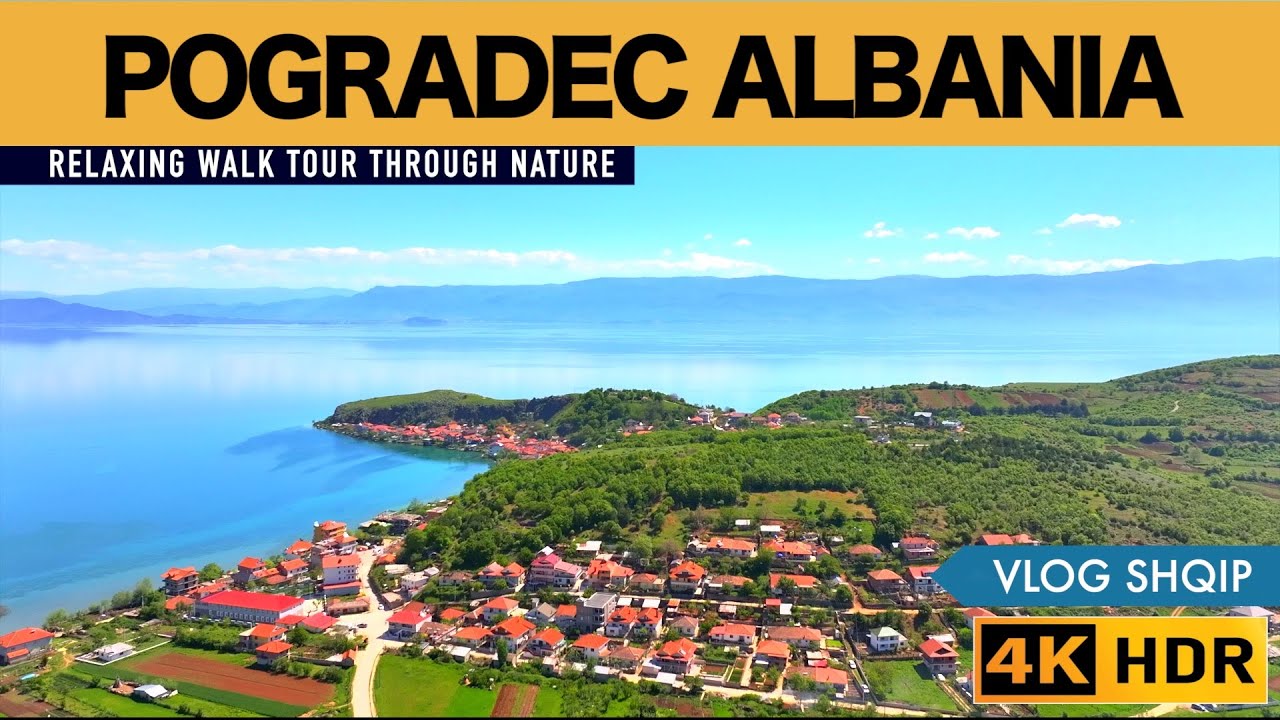 Pogradec Albania🍃 Tushemisht🌳 Drilon Voloreka🏞️ Qyteti Turistik i Pogradecit☀️ Vlog Shqip [4K HDR]