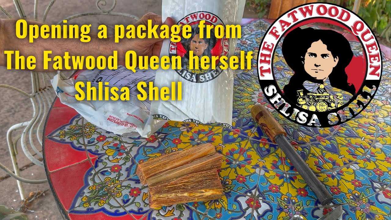 Opening a Package from the Fatwood Queen herself, Shlisa Shell!