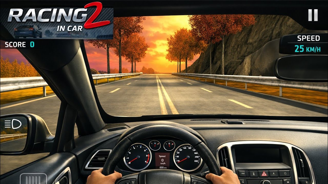 RACING  IN CAR 2 DRIVING || TRAFFIC🚦 CAR DRIVING || #simulator #gaming 