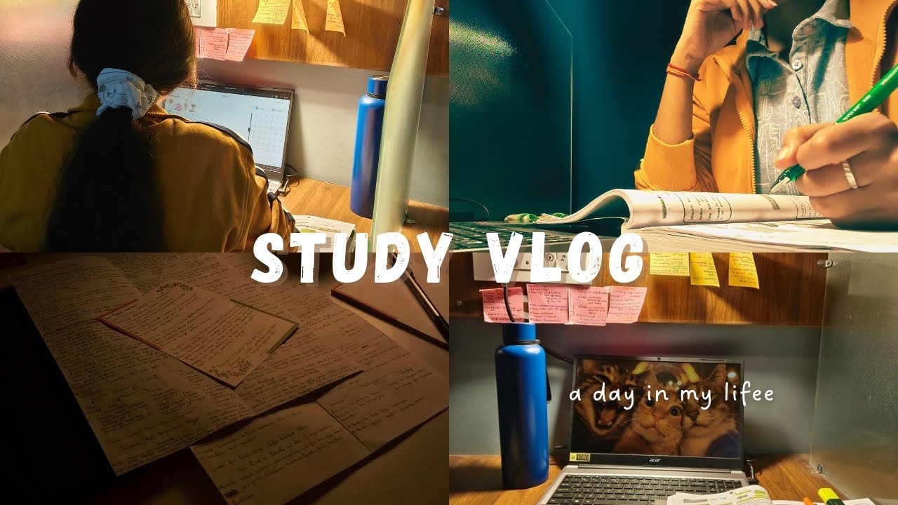Study with me in library  📚 for straight 6 hour ⏳| study vlog , exam prep , focus