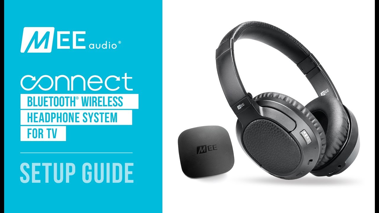 MEE audio Connect T1CMA Headphone System Bundle for TV | Setup Guide
