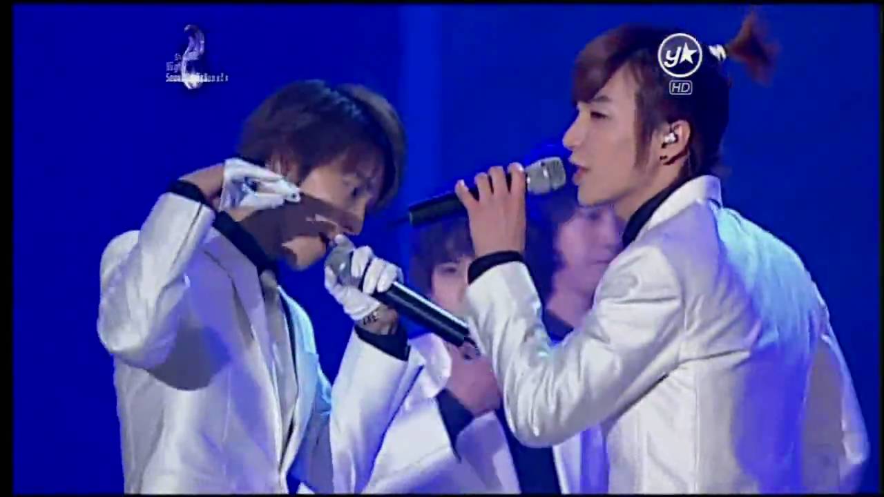 [HD] 100203  Super junior - Super girl + SorrySorry@19th Seoul Music Award