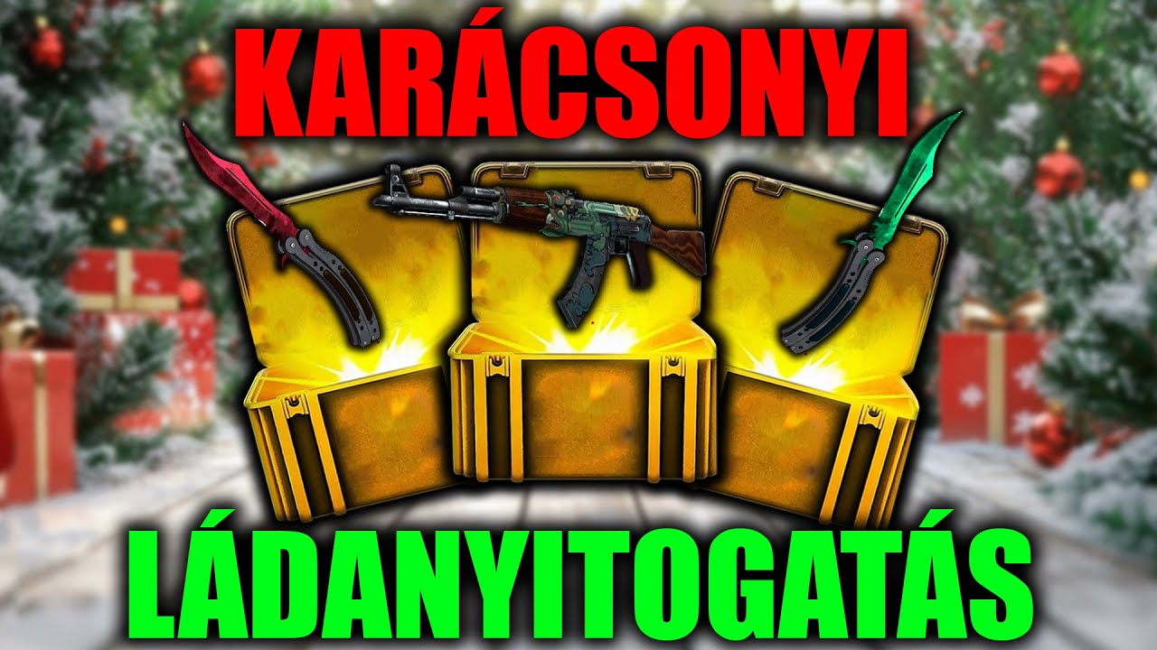 Megnéztük a KARÁCSONYI Event Ládáit!😍CS2 Ládanyitogatás