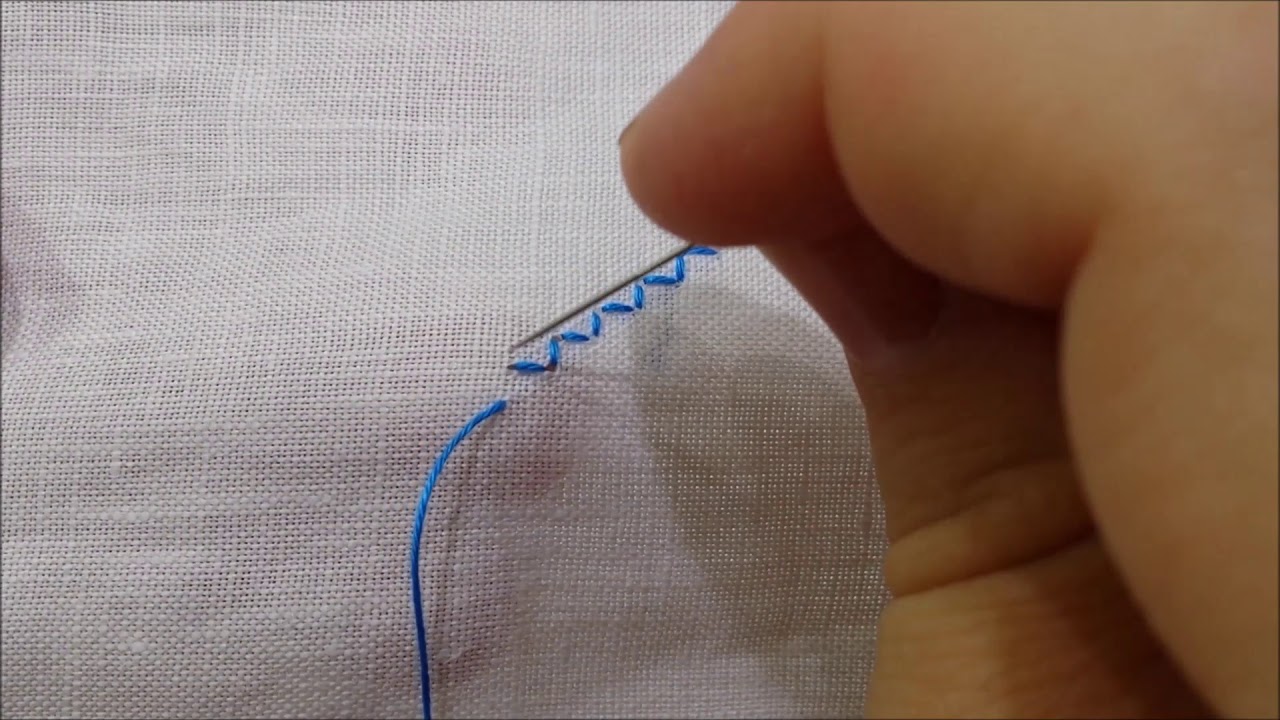 Punto Rodi - Tutorial ricamo a mano