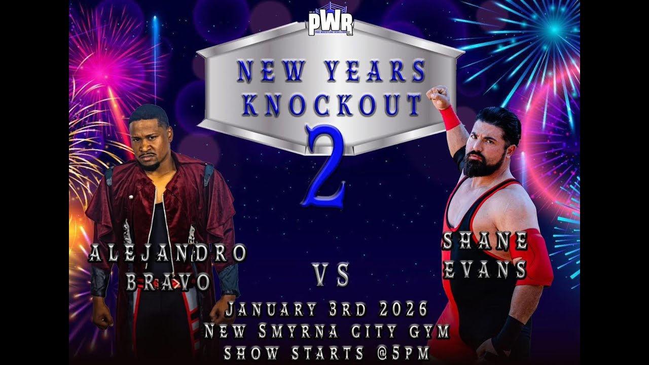 PWR Heavyweight Championship Alejandro Bravo vs Shane 