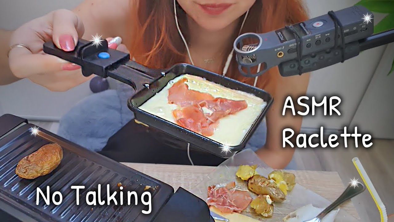 ASMR RACLETTE No Talking (dégustation) 🧀
