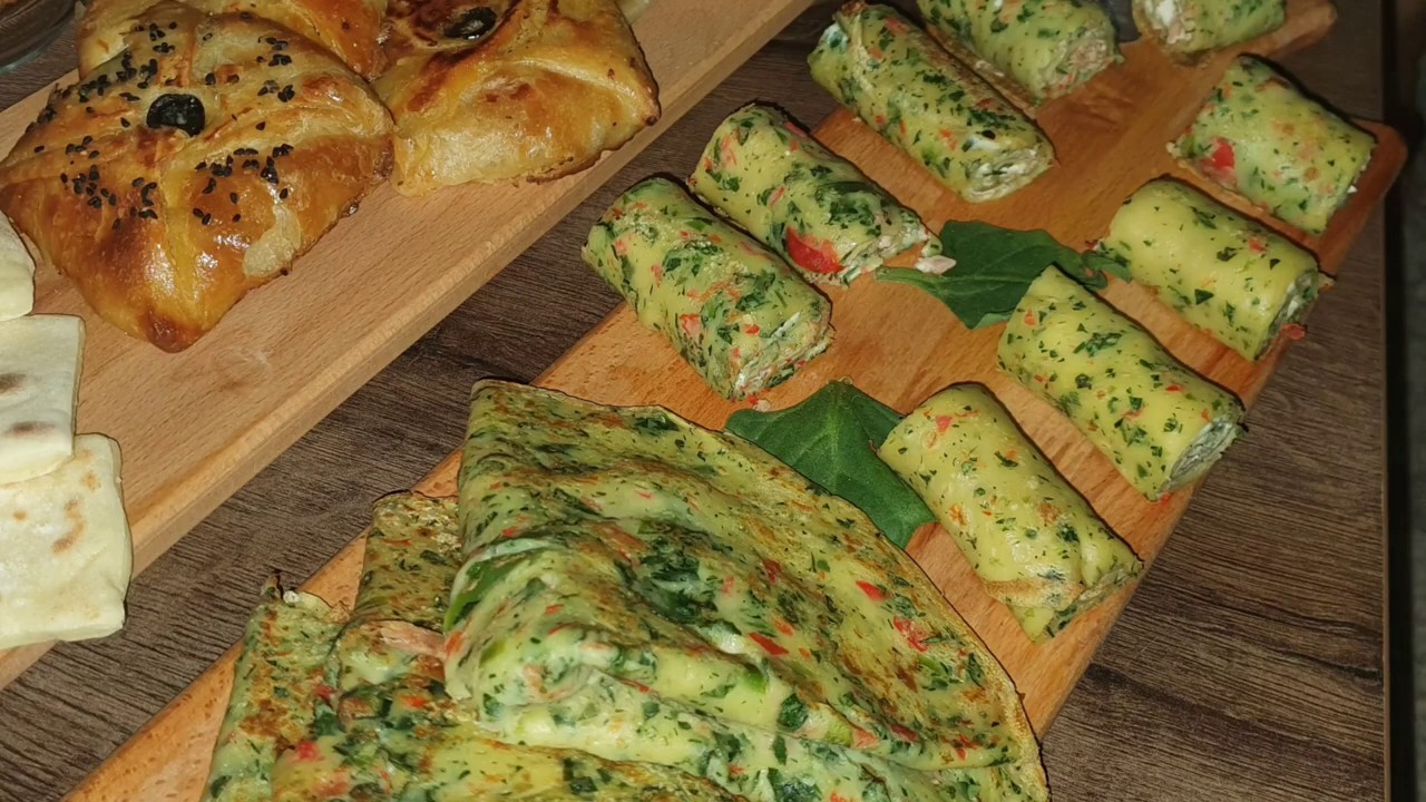 اسهل كريب مالح بالسبانخ la recette  d'un  crêpe  aux épinard