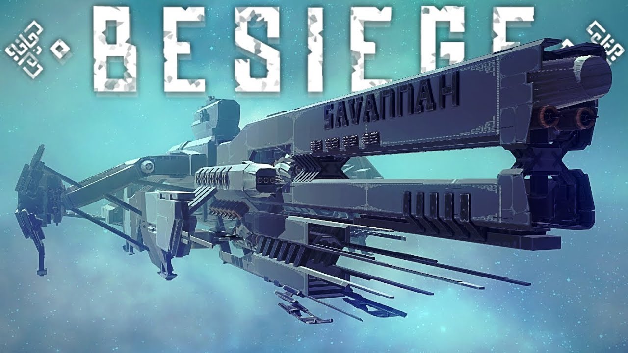 HUUUGE SPACESHIP!! | Besiege #99.3 | Player Creations!