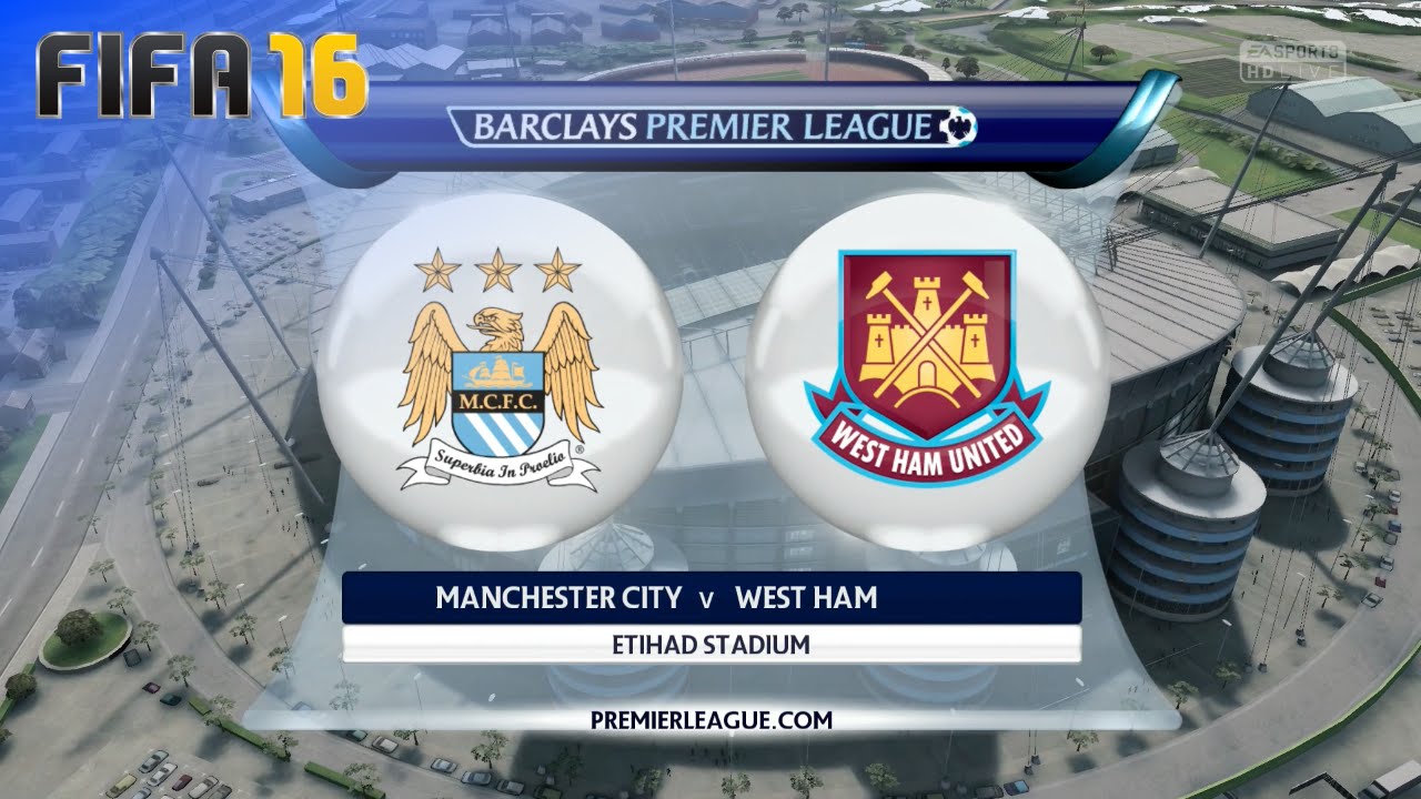 FIFA 16 - Manchester City vs. West Ham United @ Etihad Stadium (Season '16/'17)