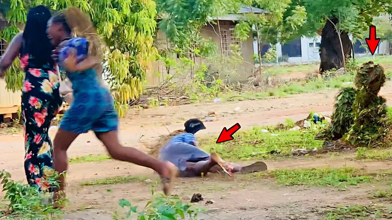 She Actually Fainted From the SCARE! |Bushman Prank| Scaring People!