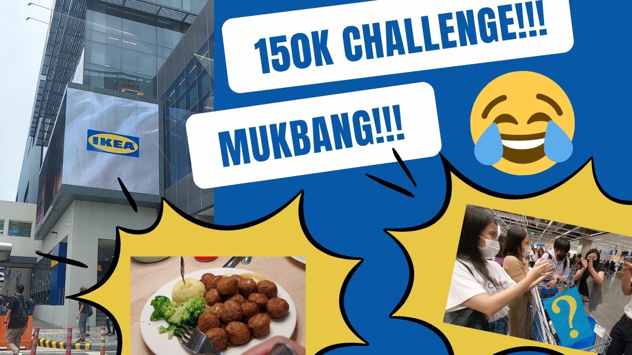 IKEA Philippines: MUKBANG | FULL TOUR | 150,000 SHOPPING CHALLENGE!!!