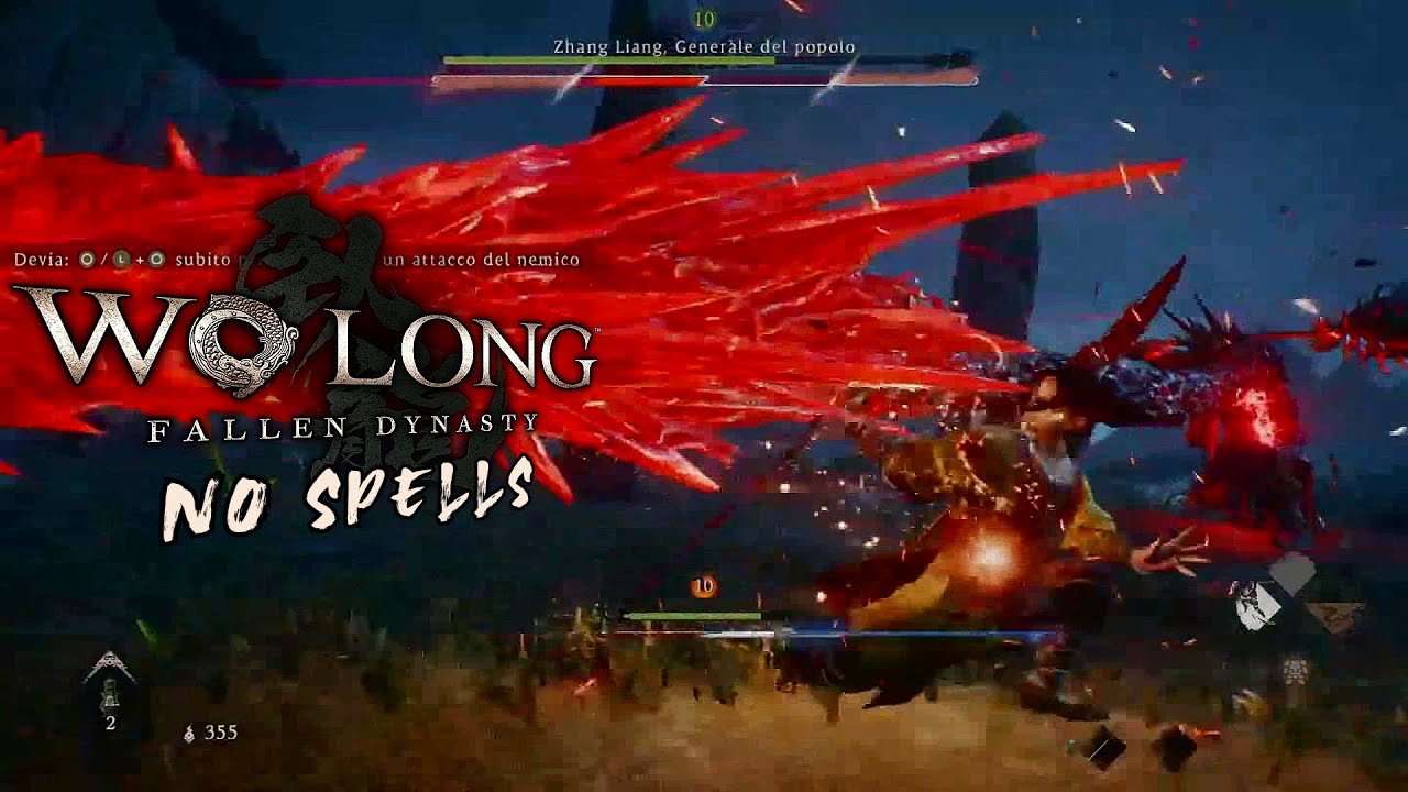 Wo Long Demo - Zhang Liang bossfight (Sword) Ps4
