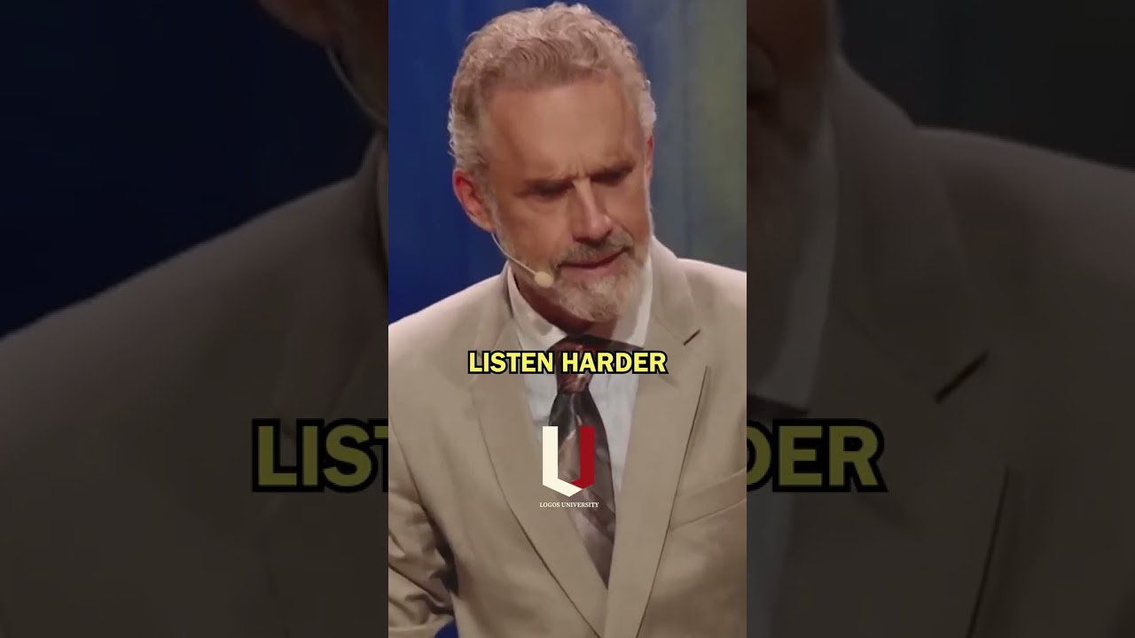 What To Do With Someone Who Does Not Listen | Jordan Peterson 