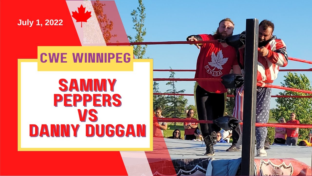 CWE in W.St. Paul July 1, 2022 - Sammy Peppers vs Danny Duggan