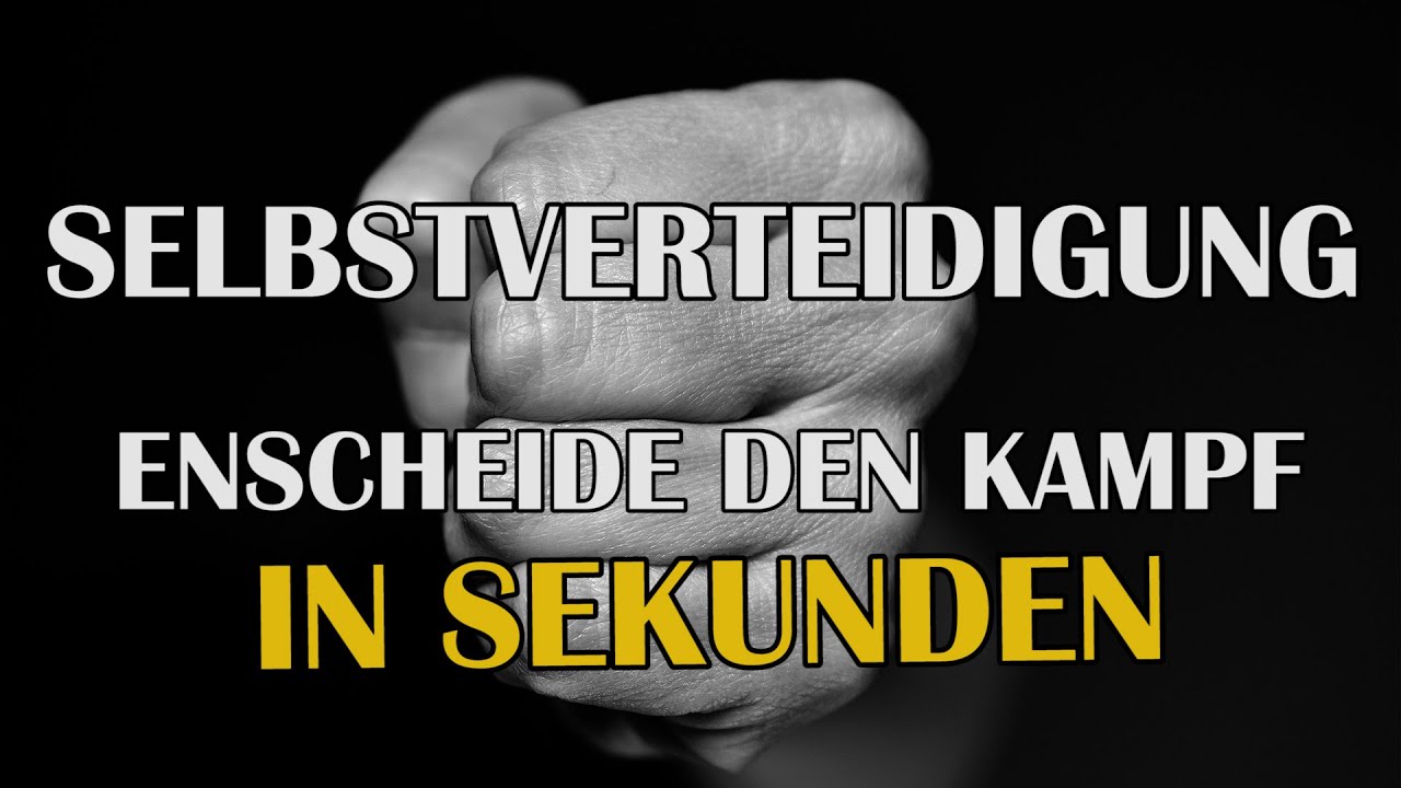 Entscheide den Kampf in SEKUNDEN! KRAV MAGA/ Selfdefense: Blitzschneller Angriff OHNE auszuholen!
