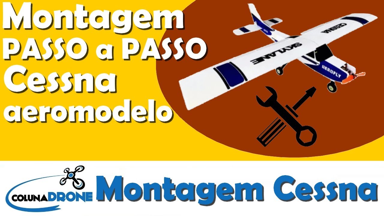 Aprenda a montar um Aeromodelo Cessna 152 - Montagem | colunaDRONE