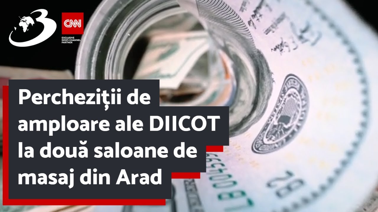 Percheziții de amploare ale DIICOT la două saloane de masaj din Arad, folosite de o rețea de proxene
