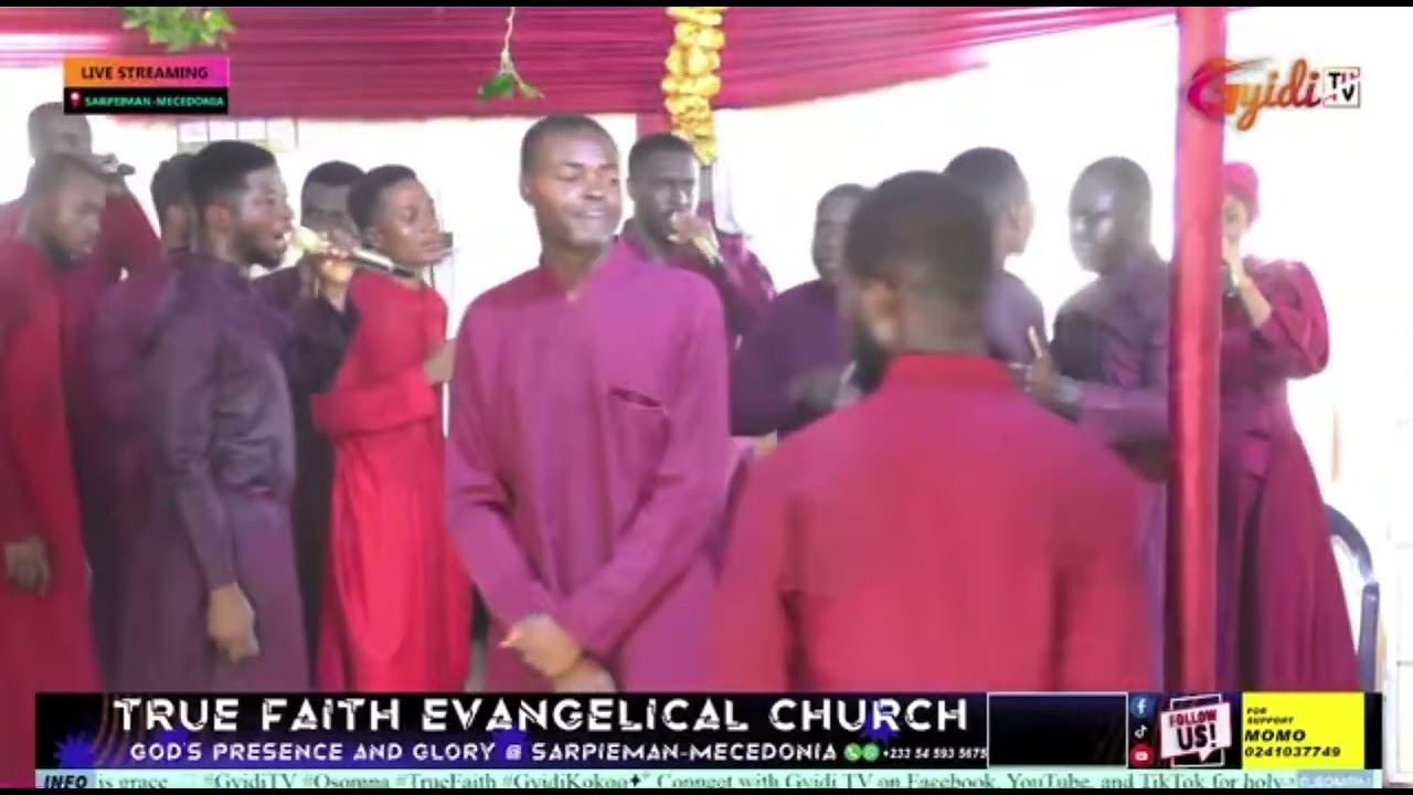 TRUE FAITH EVANGELICAL CHURCH SONGS (ONOA MIX EMMANUEL) LED BY YAFTHA , WOFA YAW