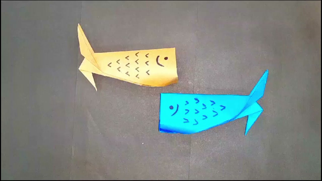 Origami Paper Fish craft | easy paper Fish | Fish tutorial | Paper craft