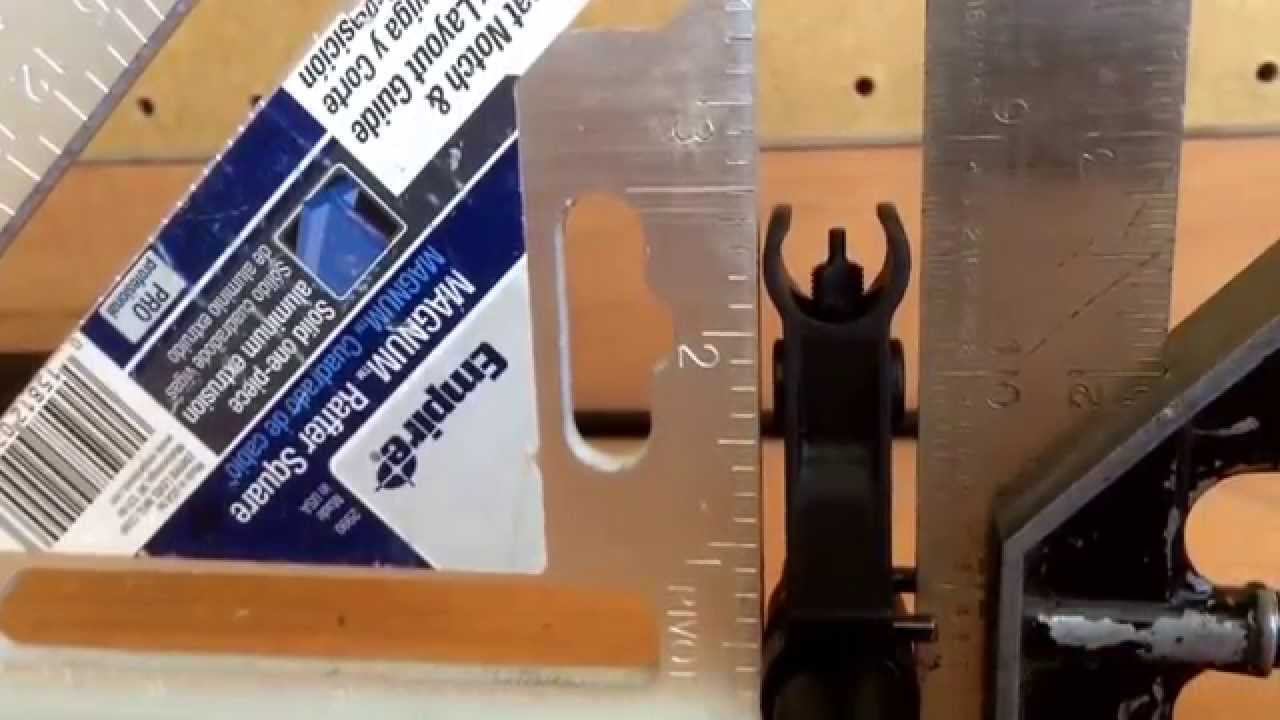 Canted sight fix on my Brand New AK-47 under folder.