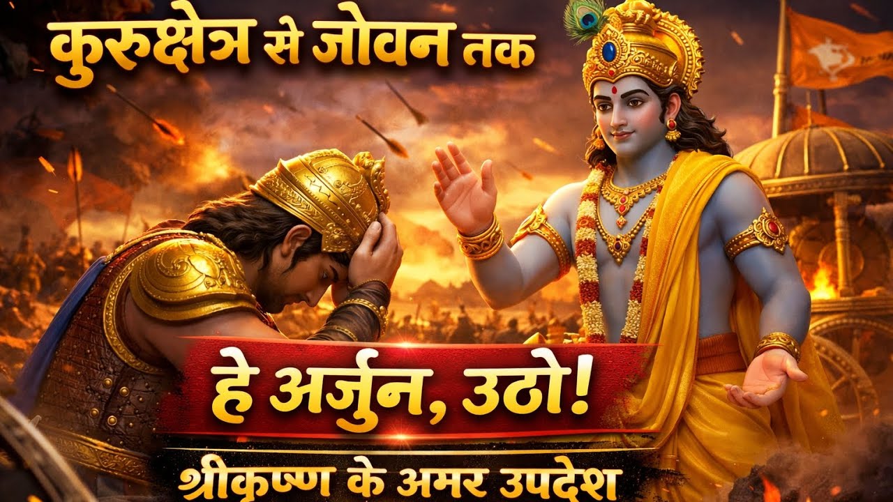 श्रीकृष्ण के उपदेश जो डर, चिंता और असफलता मिटा दें | गीता ज्ञान