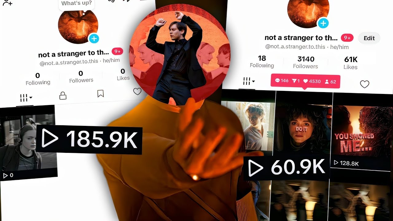 How I Went VIRAL On Tiktok By Only Posting Stranger Things 5 Edits... (insane results)