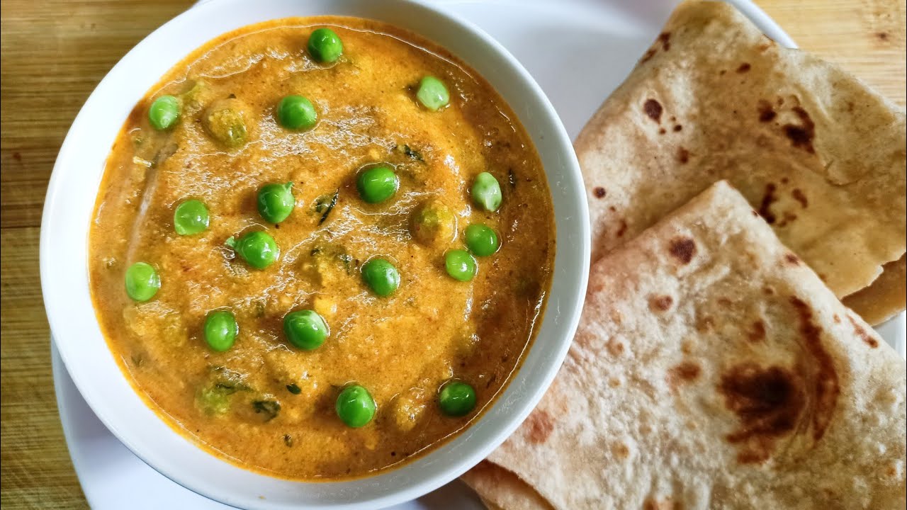Restaurant style green peas masala recipe | Quick and easy veg curry for lunch and dinner