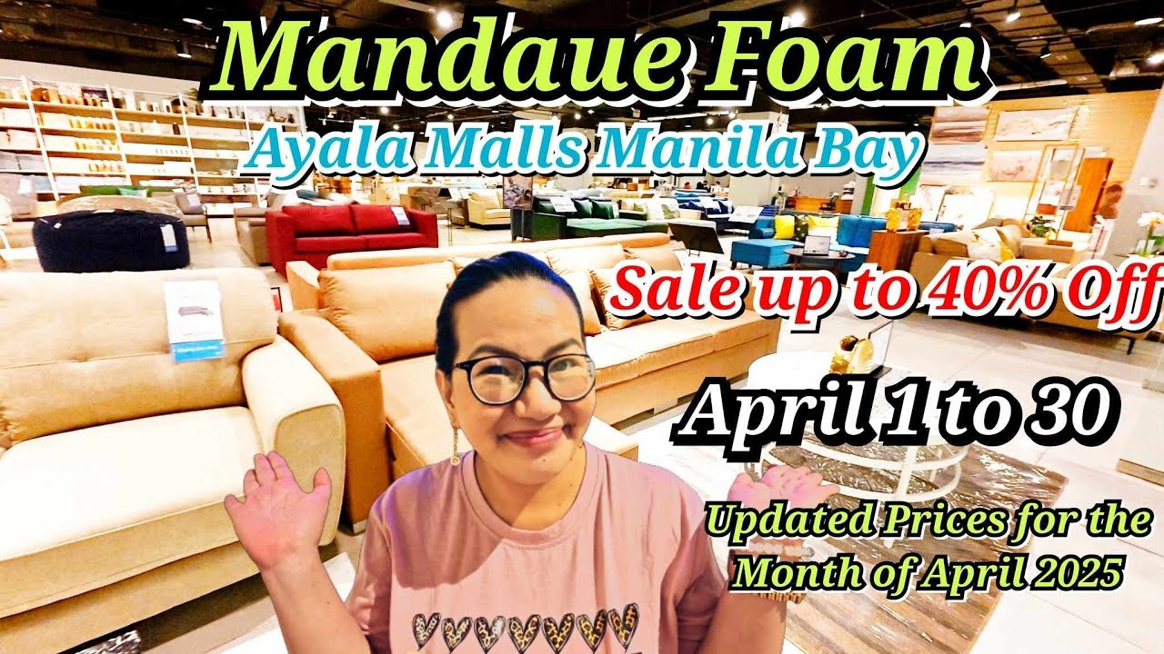 [4K] Mandaue Foam🇵🇭/Sale up to 40% off Starts April 1 to 30/ Updated prices 2025